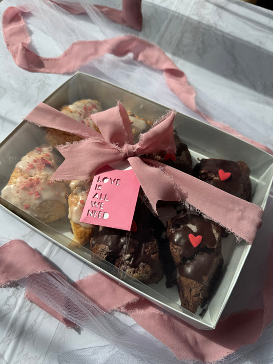 Valentine's Day Mixed Scone Box