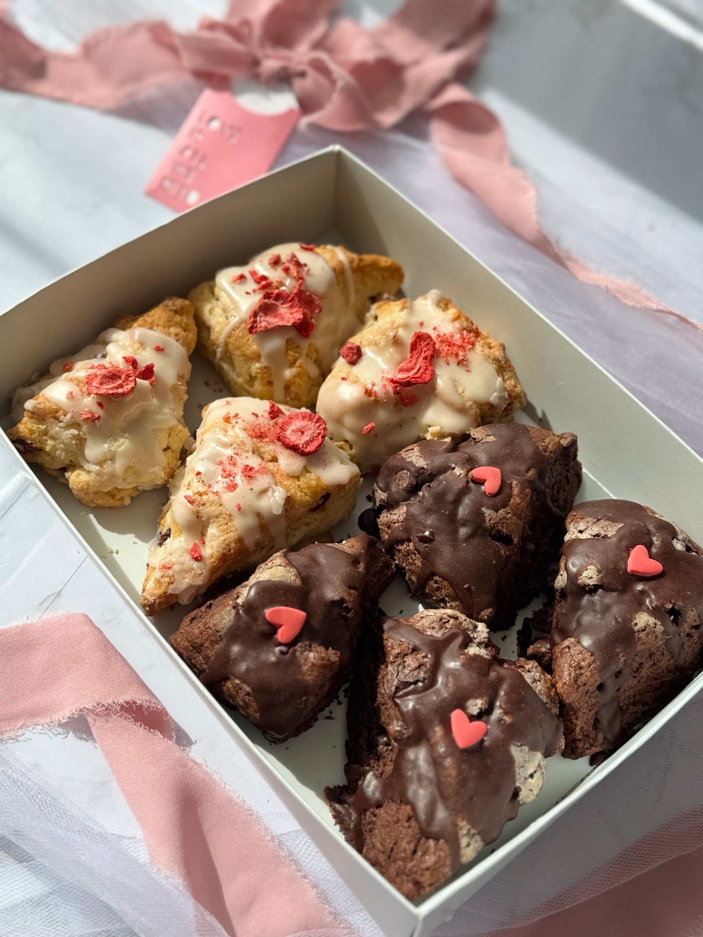 Valentine's Day Mixed Scone Box